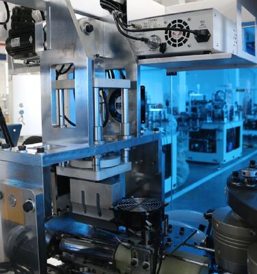 160 pcs/Min Hot Air and Ultrasonic Sealing High Speed Servo Paper Cup Machine For Cold Drink