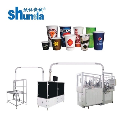 Automatische papierbeker die machine maakt voor 2-32 OZ papieren drankbekers / -containers