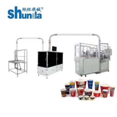 Automatische Document Kopmachine, de kwaliteitsdocument van China beste kop die systemen van machine 2-32oz de ultrasone Leister vormen