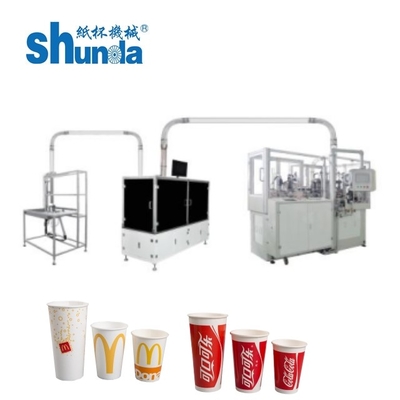 Automatische eenmalige koffiebeker afdichtmachine voor de productie van papieren bekers