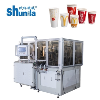 Ultrasone verzegelingspapier theebeker maken machine met Mitsubishi PLC-besturing