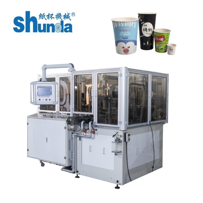 50hz PLC Control Automatic Forming Machine voor wegwerp papier ijsbeker en deksel