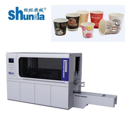 Compacte automatische papierbeker met lege skiving machine ruimtebesparende oplossing voor kleine tot middelgrote ondernemingen